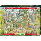 Himalayan Habitat Funky Zoo 1000 Piece Jigsaw Puzzle Heye