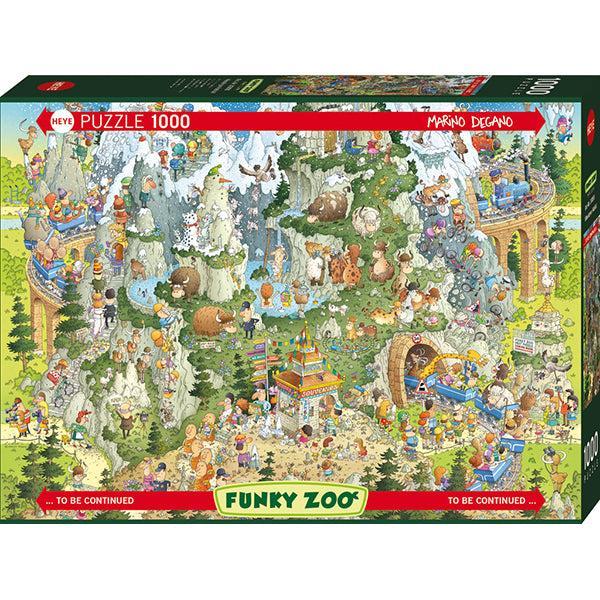 Himalayan Habitat Funky Zoo 1000 Piece Jigsaw Puzzle Heye