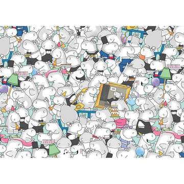 Hippos Go Berserk! By Sandra Boynton 1000 Piece Jigsaw Puzzle S&S