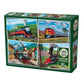 Historic Locomotives 1000 Piece Jigsaw Puzzle Cobble Hill