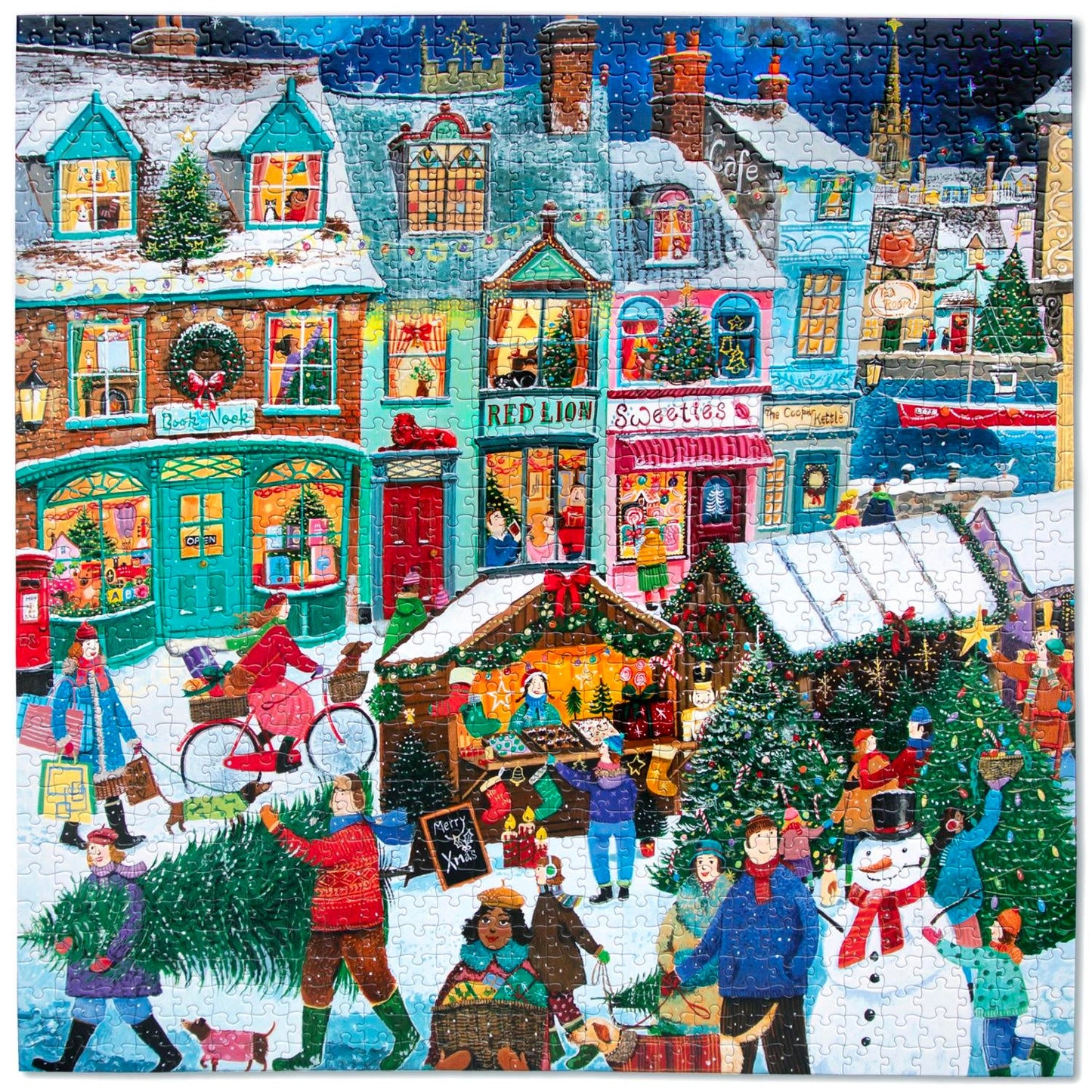 Holiday Market by the Sea 1000 Piece Jigsaw Puzzle eeBoo
