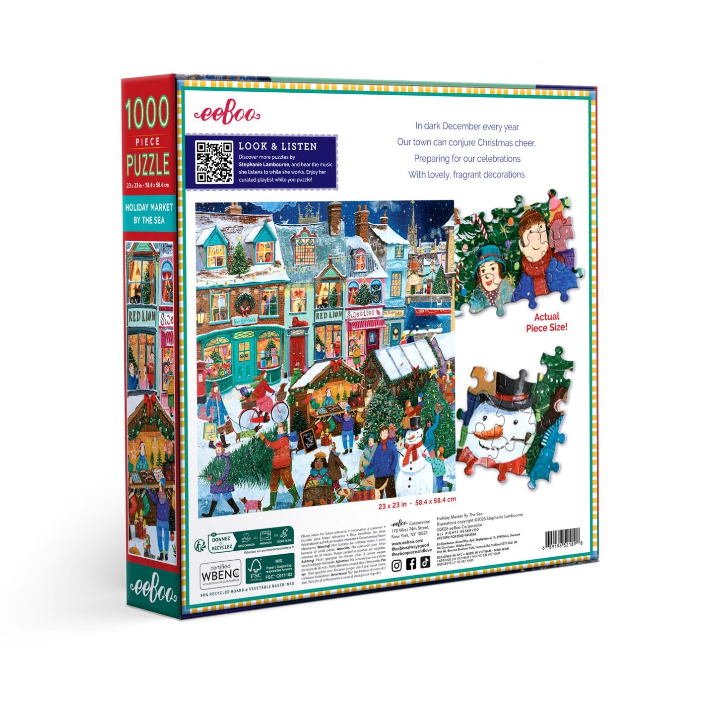 Holiday Market by the Sea 1000 Piece Jigsaw Puzzle eeBoo
