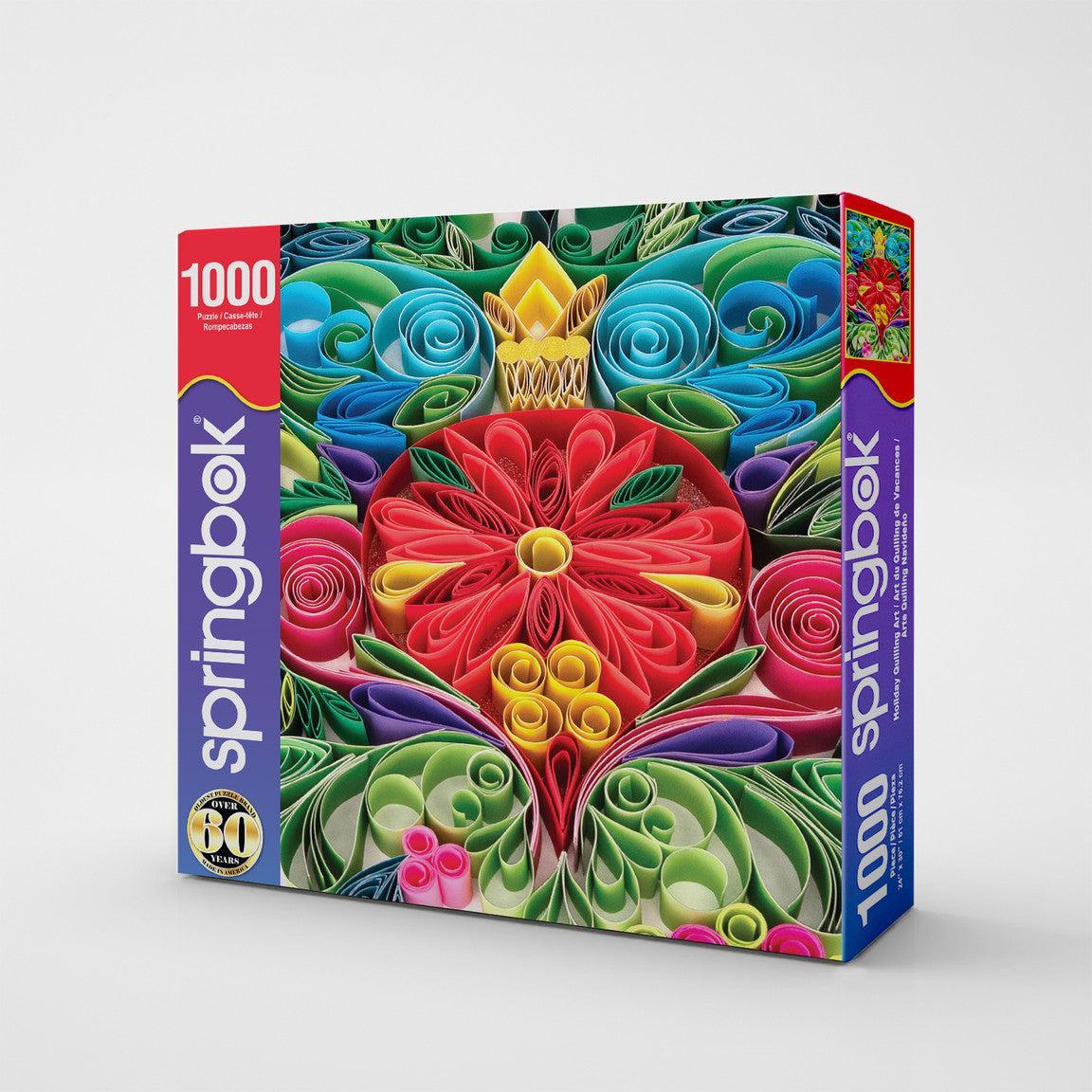 Holiday Quilling Art 1000 Piece Jigsaw Puzzle Springbok