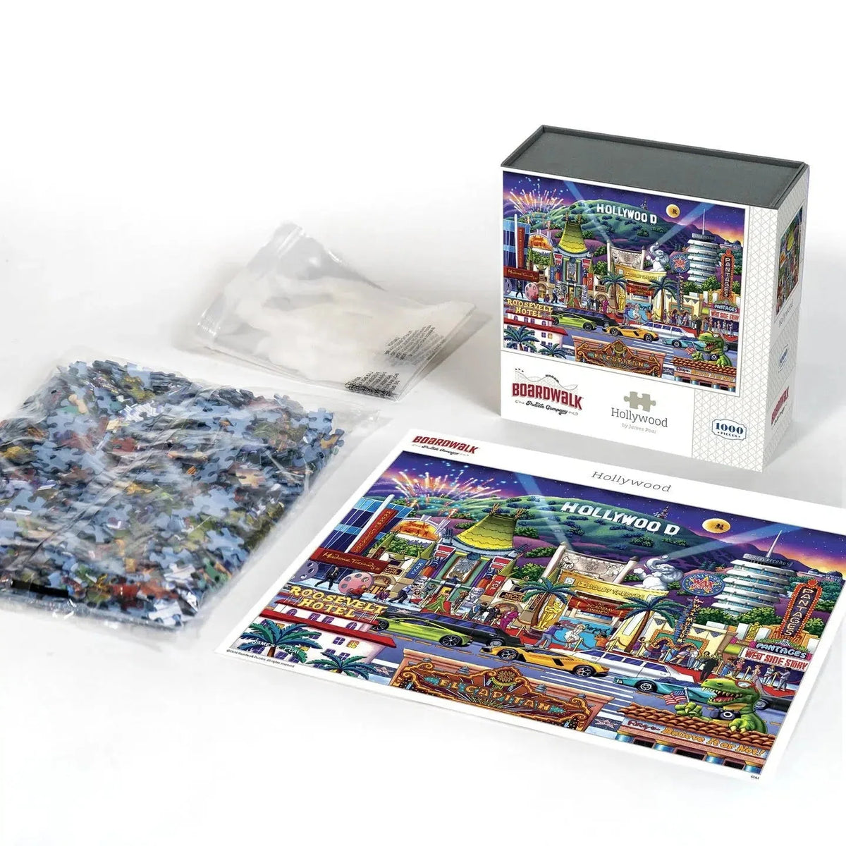 Hollywood Blvd 1000 Piece Jigsaw Puzzle Boardwalk