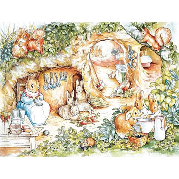Home Sweet Burrow Peter Rabbit 750 Piece Jigsaw Puzzle NYPC