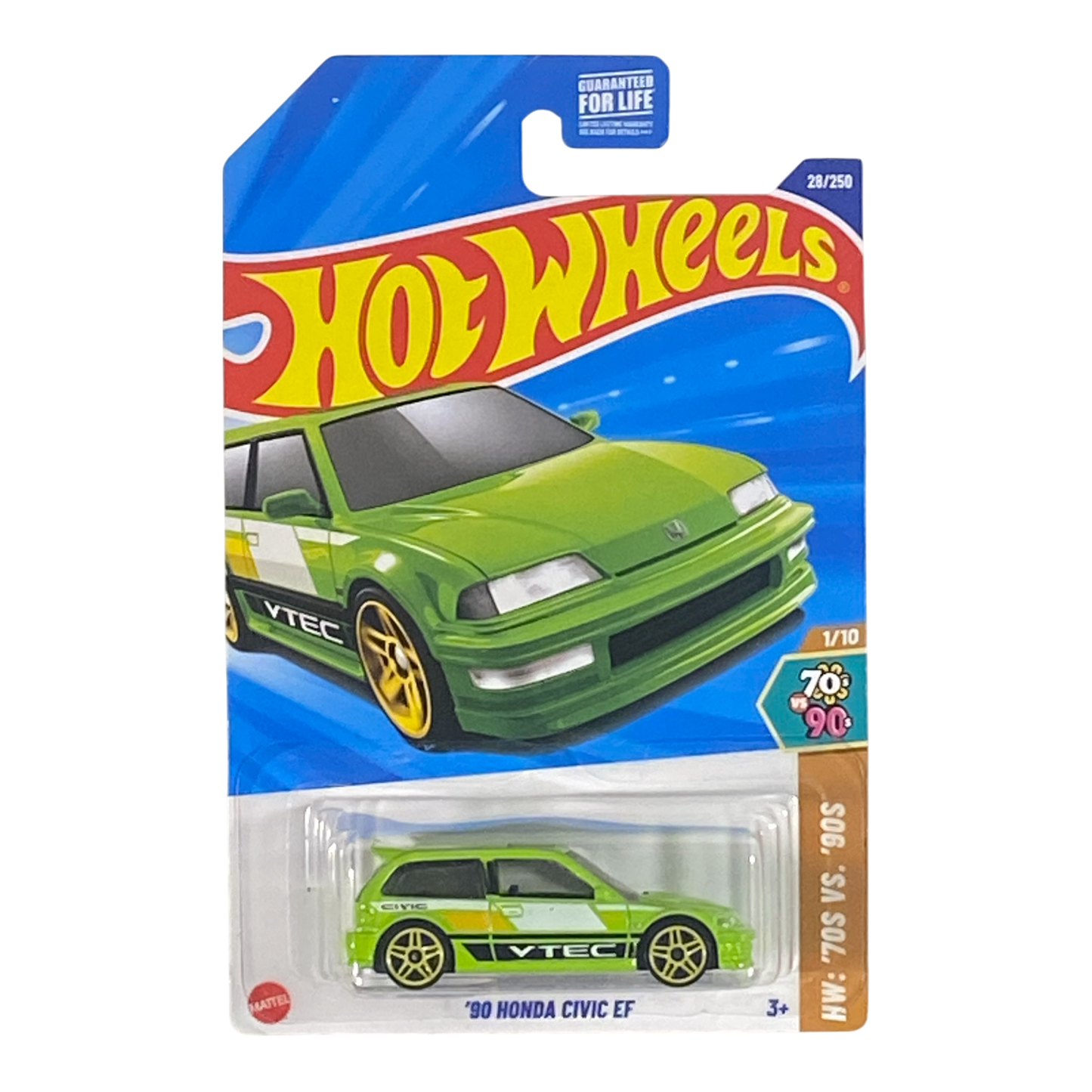 Hot Wheels '90 Honda Civic EF - HW: '70s VS. '90s Series 1/10