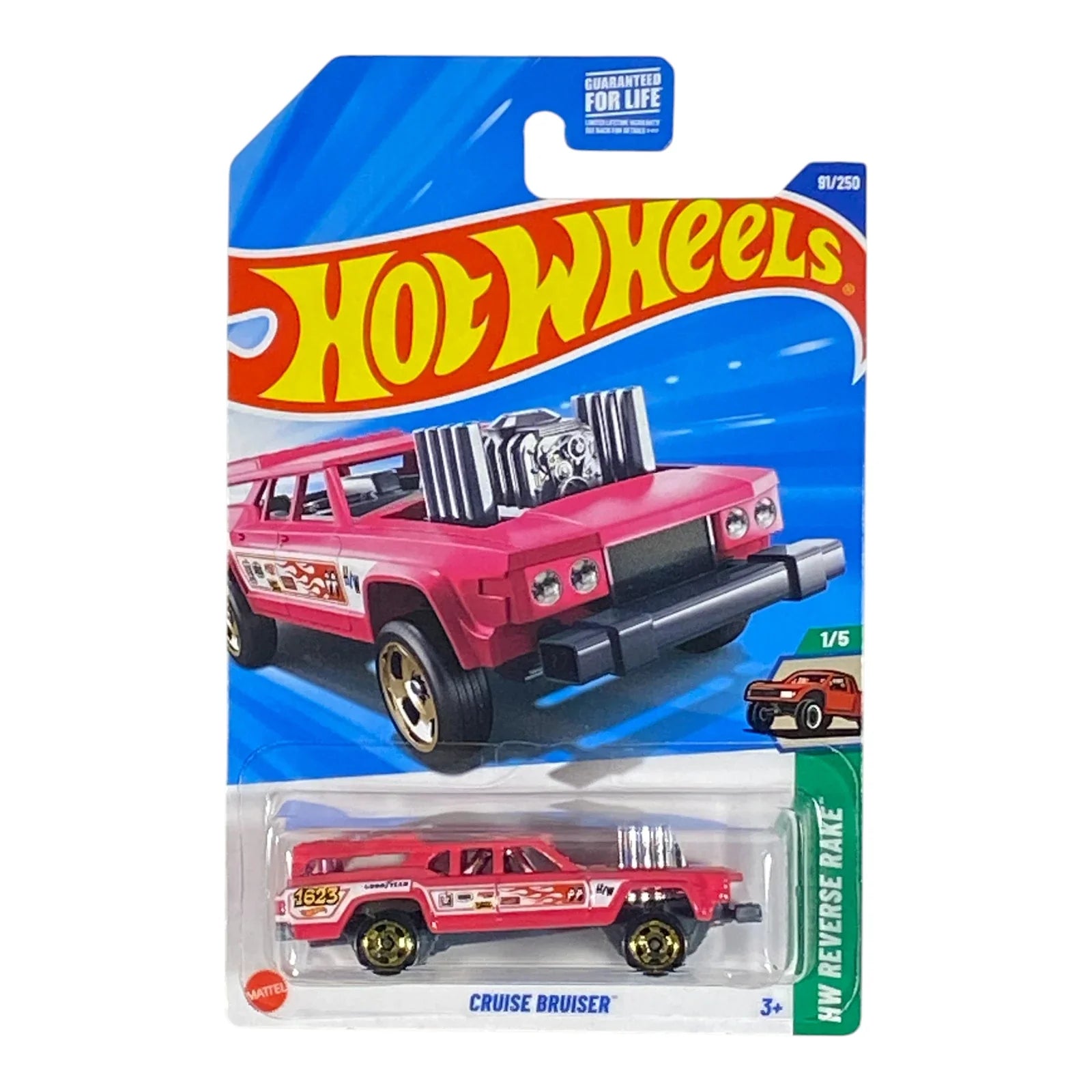 Hot Wheels Cruise Bruiser - HW Reverse Rake 1/5 – Toytooth