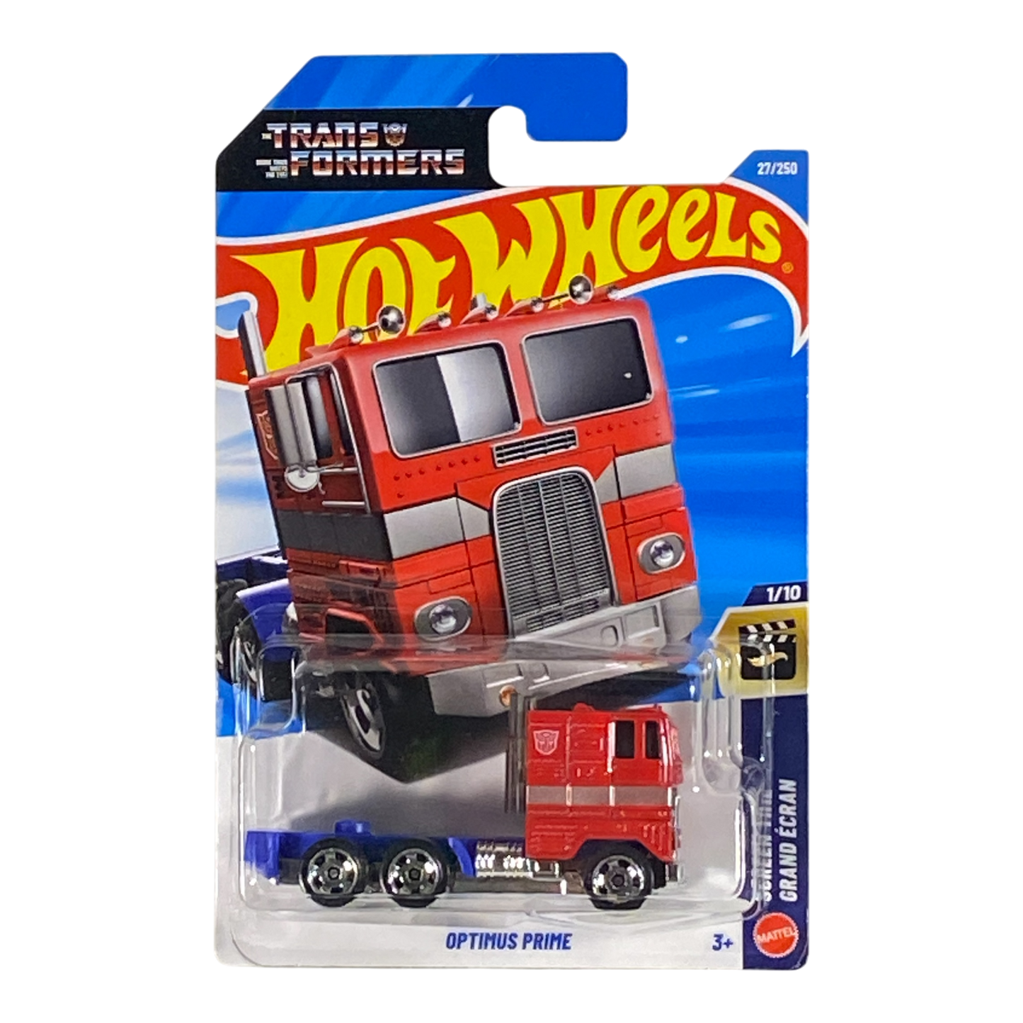 Hot Wheels Optimus Prime - Screen Time / Grand Ecran Series1/10