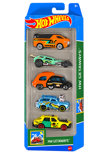Hot Wheels HW Getaways | 5 pack Edition