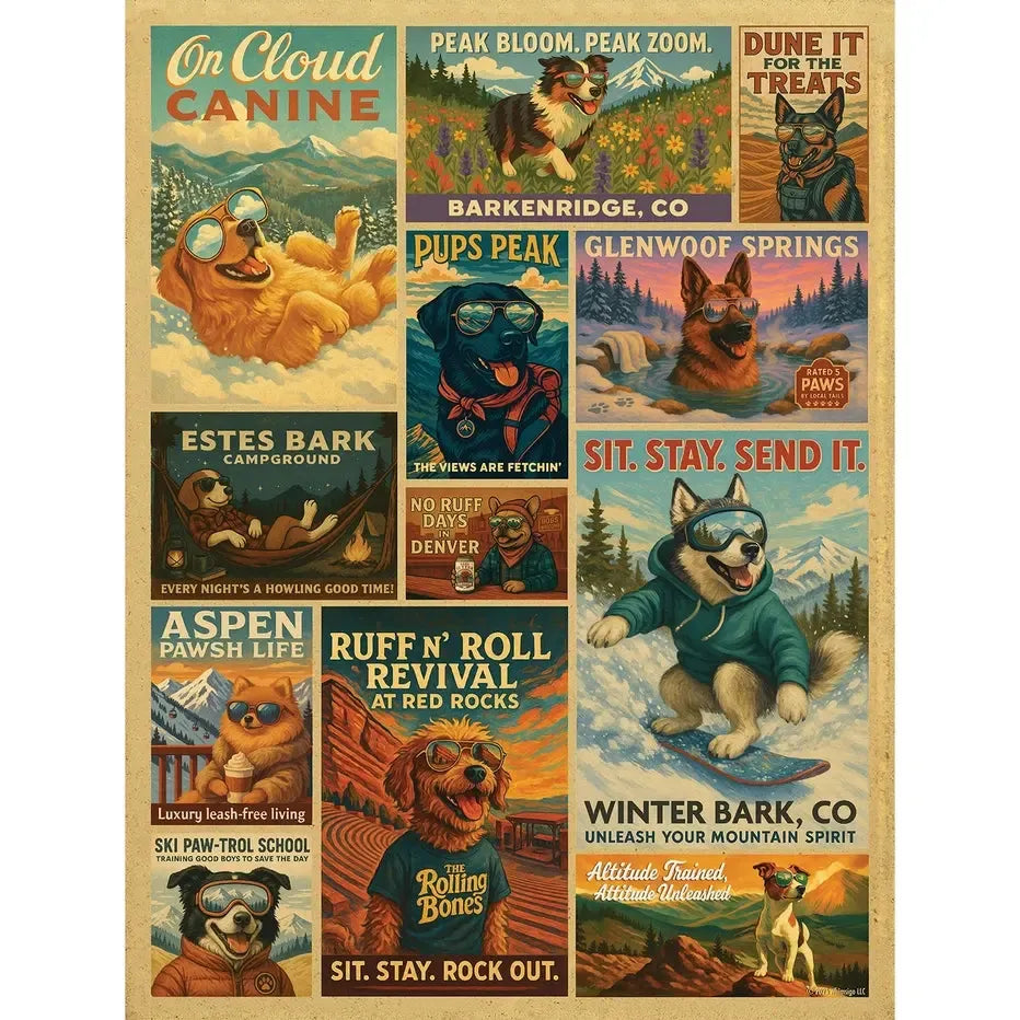 Howl if You Love Colorado 500 Piece Jigsaw Puzzle Whimsigo