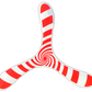 Hypnorang Boomerangs - Short Range and Fun - Plastic with circular flight pattern