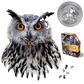 I Am Owl 550 Piece Head Shaped Jigsaw Puzzle Madd Capp