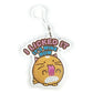 I Licked It.... Whisky Crystal Art Fuzz Balls Bag Charm Kit Craft Buddy