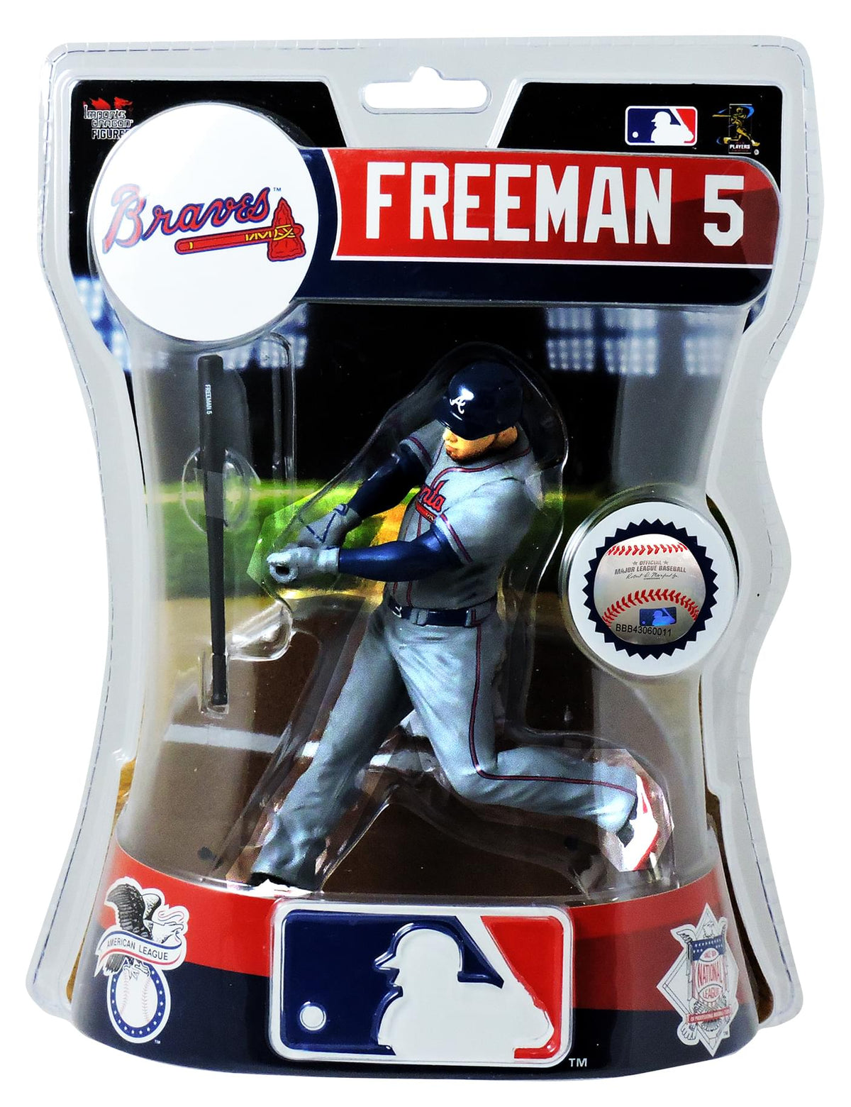 MLB Atlanta Braves 6 Inch Figure  Freddie Freeman