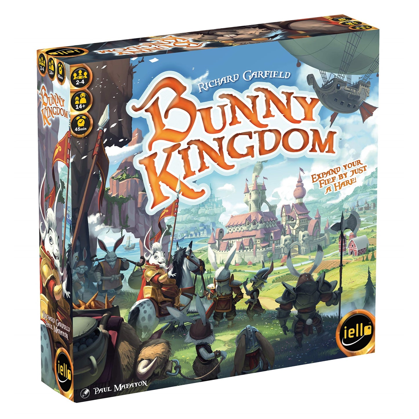 IELLO Bunny Kingdom Strategy Board Game, 2-4 Players, 45 Min Play Time, Medium Size, Paper Material, Model IEL51313