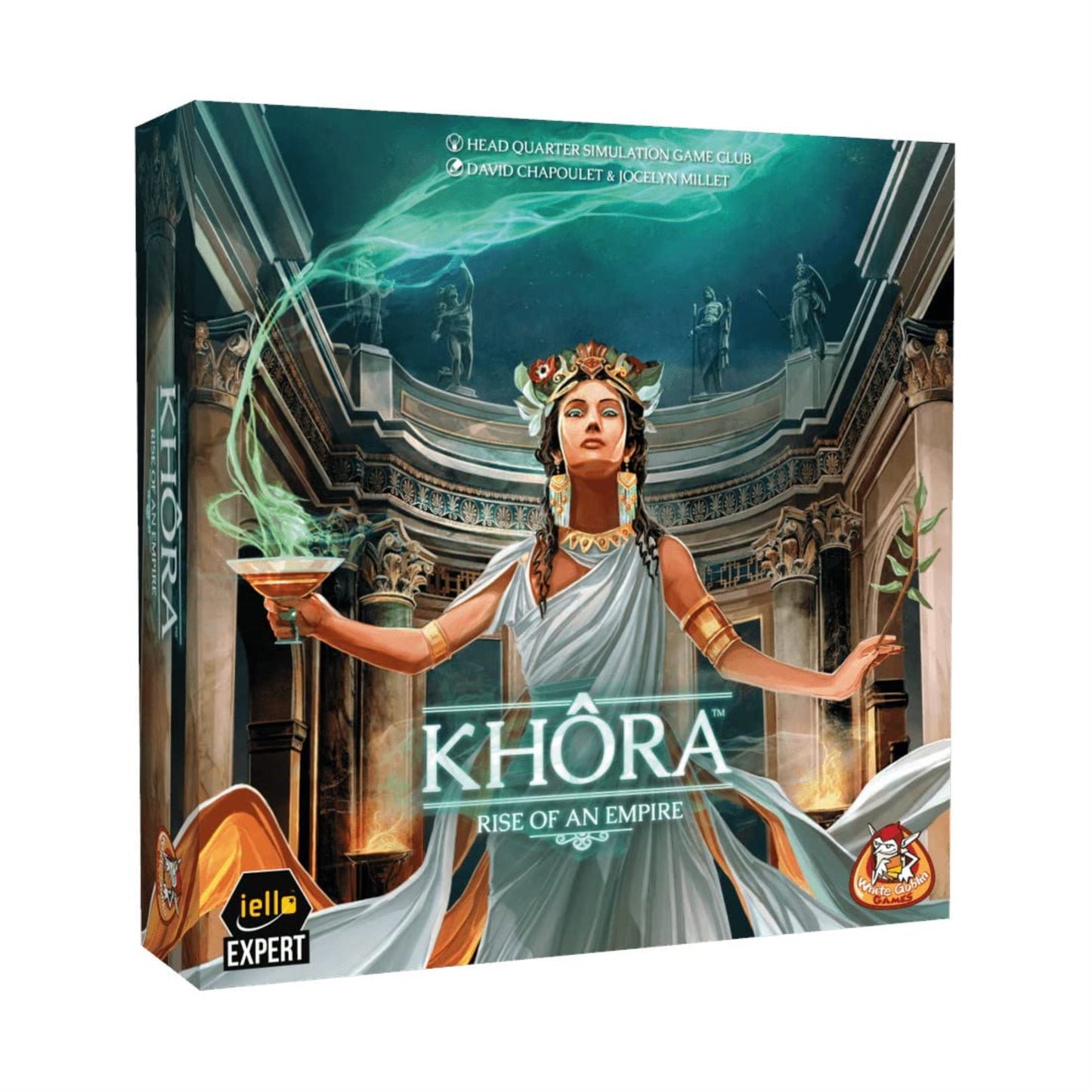 Iello: Khora, Rise Of An Empire, Race To Development Game, Develop Your City Faster And Better Than Your Opponents, 2 To 4 Playe