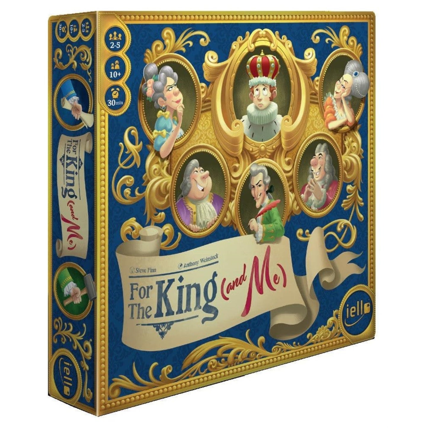 Iello: For The King (And Me), Strategy Board Game, A Comical Theme That The Whole Family Will Love, Auction And Collection Mecha