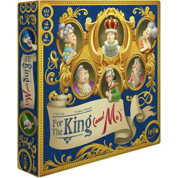 Iello: For The King (And Me), Strategy Board Game, A Comical Theme That The Whole Family Will Love, Auction And Collection Mecha