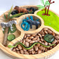 Jungle and Safari Animals Playdough Kit