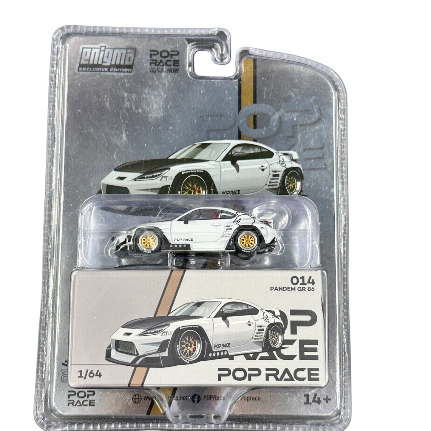 Pop Racer Assorted Models 1:64 Diecast Cars Ultra High-End Removable Parts