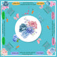 Teal Garden Mahjong Mat - Ships Rolled