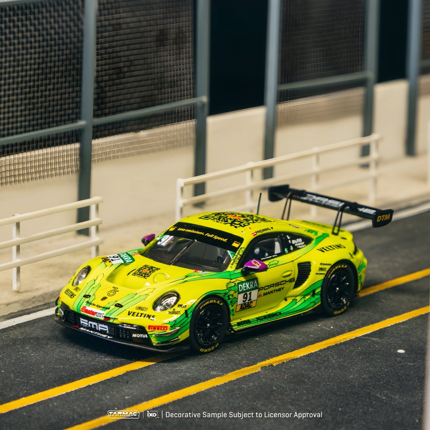Tarmac Works IXO 1:64 Porsche 911 GT3 R Hobby64 DTM Champion 2023