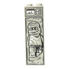 White Ninja in Carbonite (1x2x5 Brick)