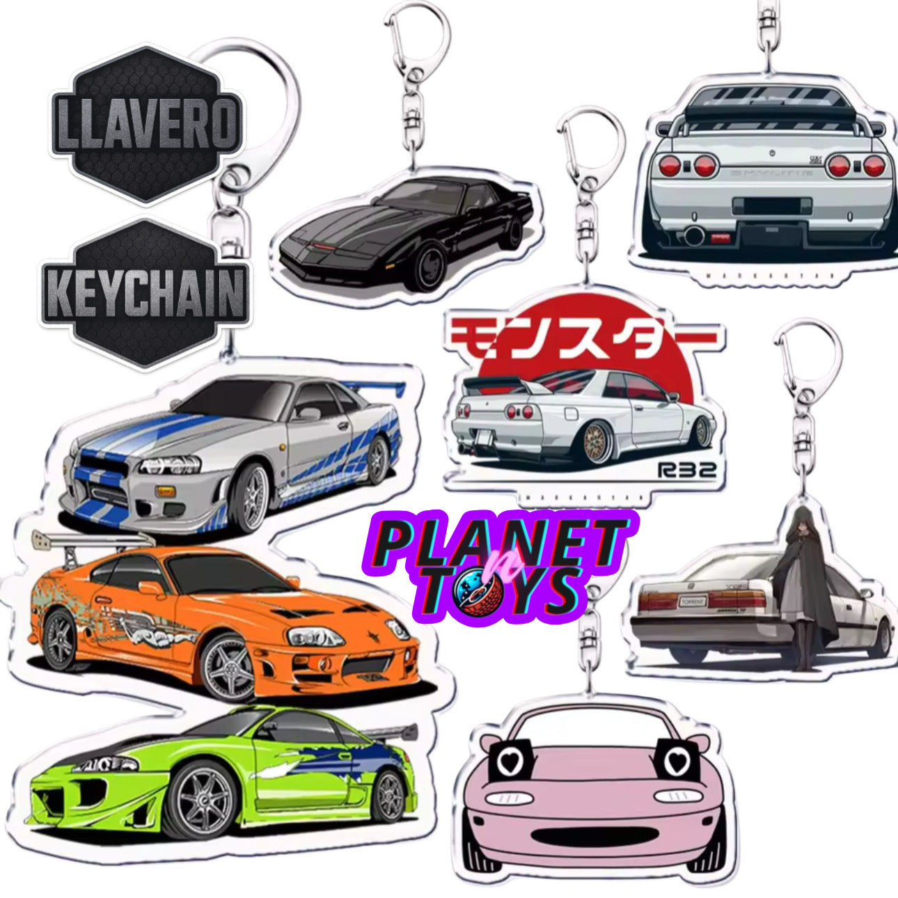 Iconic Keychains Iconic Rides Keychains – Toytooth