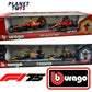 Bburago Formula One Racing 1:24 scale Race Cars with Driver Figures 2-Pack