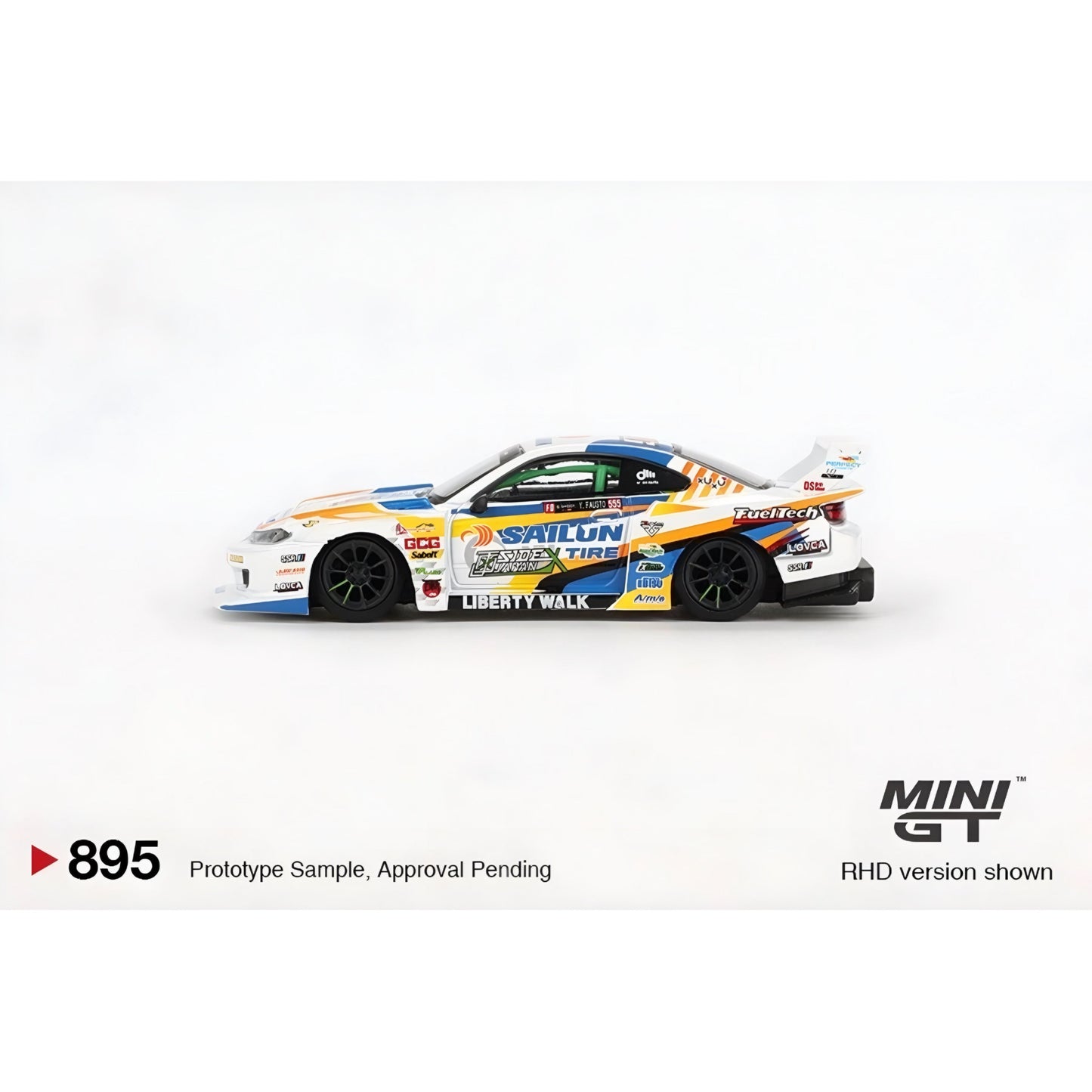 Mini GT 1:64 Nissan LB-Super Silhouette S15 SILVIA #555 2023 Formula Drift #895