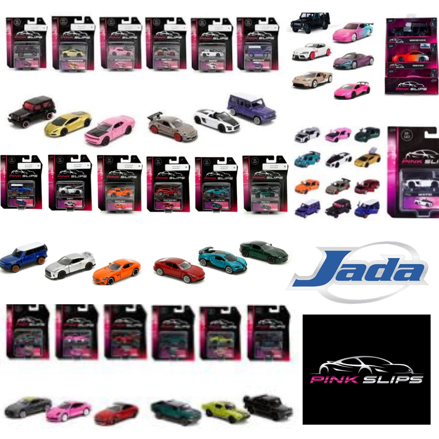 Jada Pink Slips 1:64 Diecast Assorted