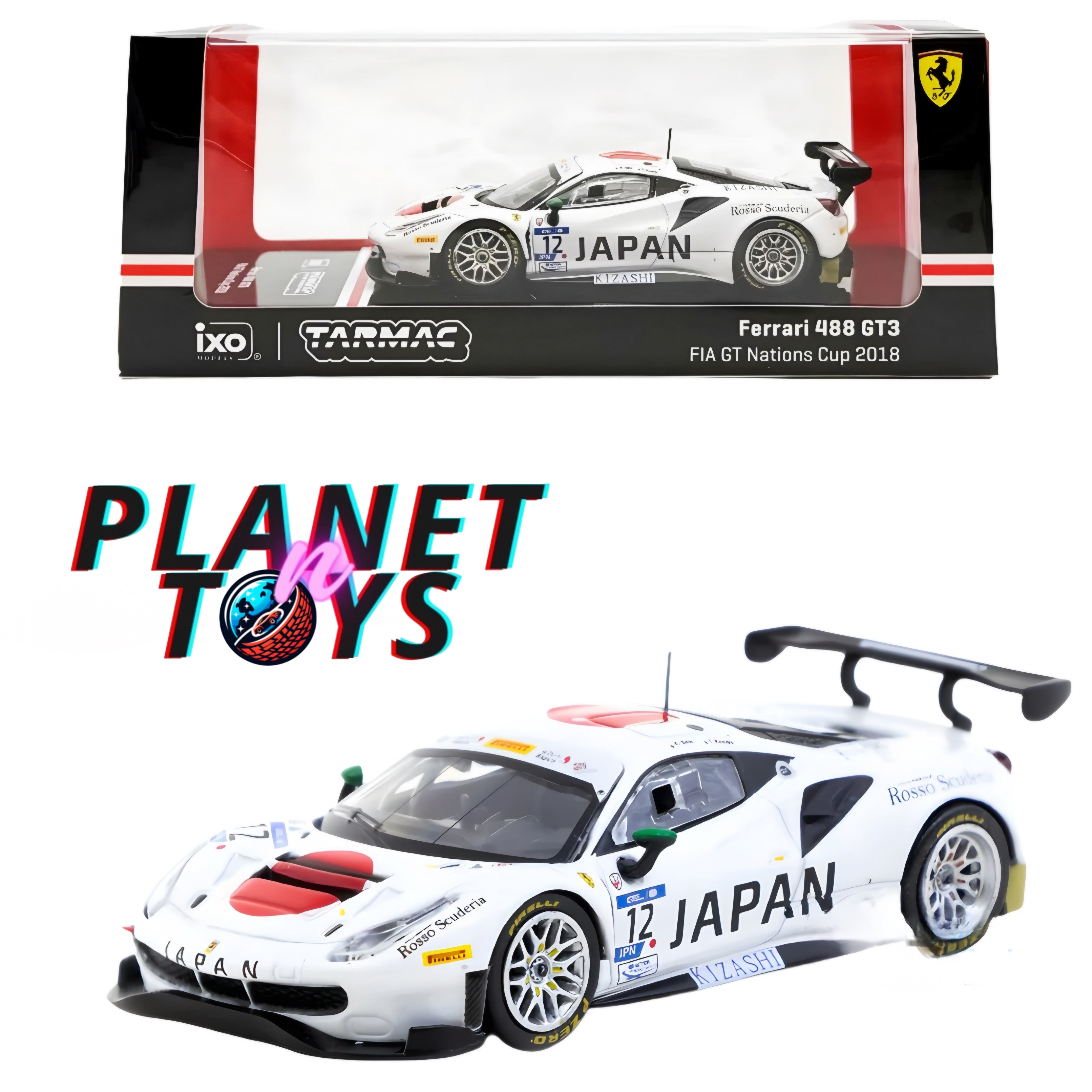 ミニカー spark 1/18  M6 GT3 FIA GT World Cup Tarmac Works 1:64 Ferrari 488 GT3 FIA GT Nations Cup 2018 Japan