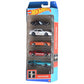 Hot Wheels / matchbox 5-cars Pack Assorted (Nissan, F1, Fast & Furious, Nightburnerz, Motor Show, & More)