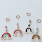 Rainbow Carseat Garland/Gym Toy/Car Ornament