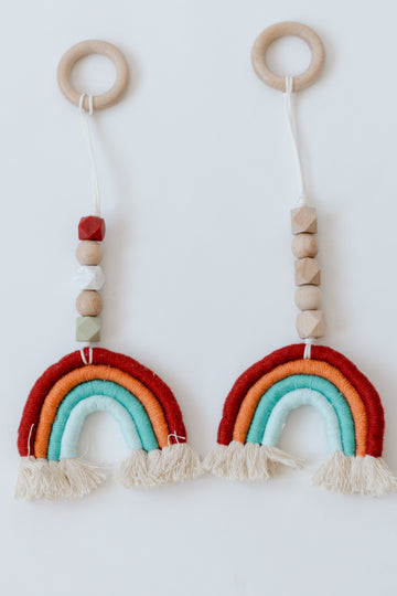 Rainbow Carseat Garland/Gym Toy/Car Ornament