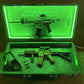 RC Hop Up Parts 1/3 Scale Replica Gun Case with LED RGB COB Lights | Fits Goat Guns® Models