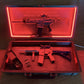 RC Hop Up Parts 1/3 Scale Replica Gun Case with LED RGB COB Lights | Fits Goat Guns® Models