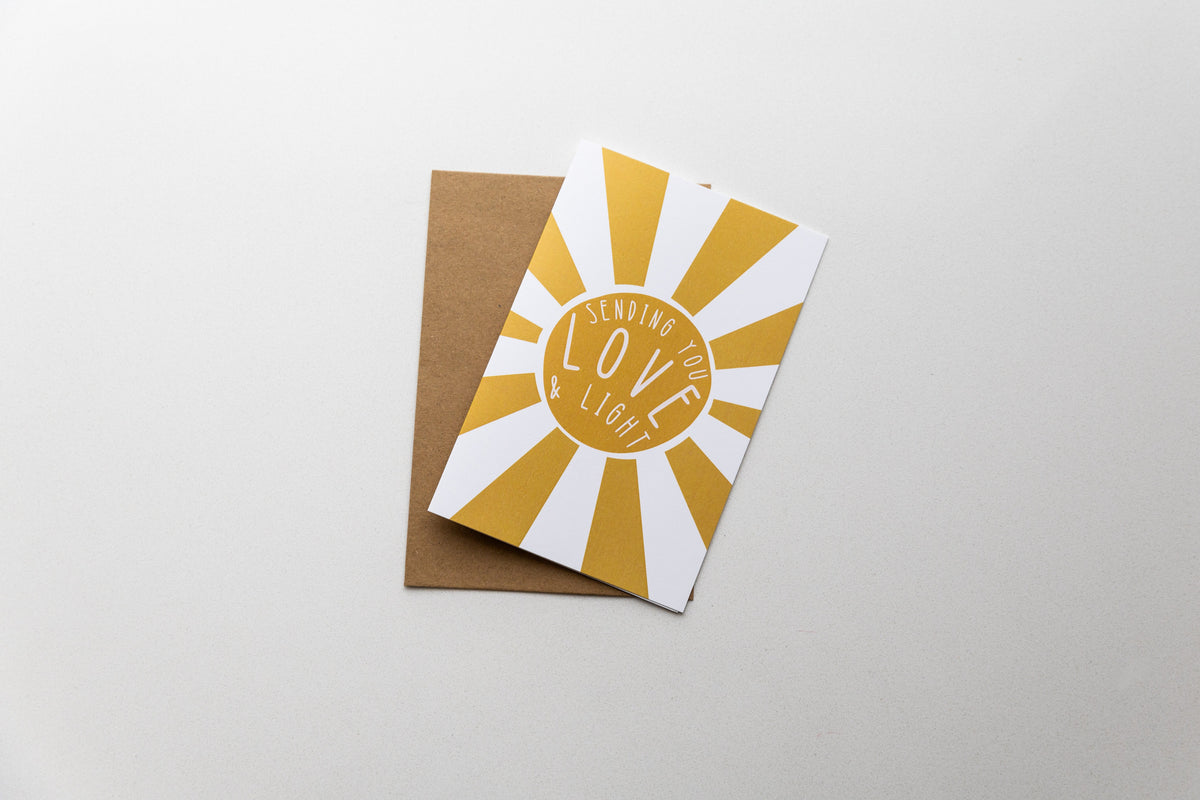 Sending You Light Greeting Card