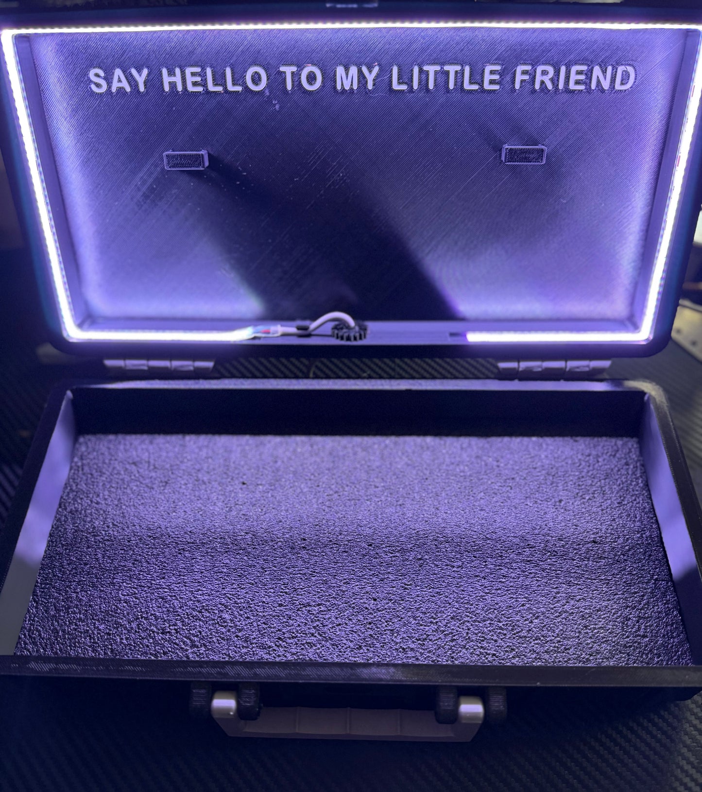RC Hop Up Parts 1/3 Scale Replica Gun Case with LED RGB COB Lights | Fits Goat Guns® Models
