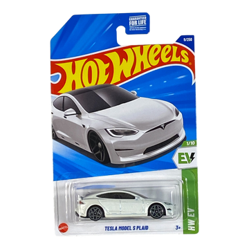 Hot Wheels Tesla Model S Plaid | EV Series 8/10 (Damaged Packaging)