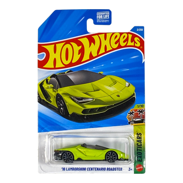 Hot Wheels '16 Lamborghini Centenario Roadster | Exoticars Series 1/10