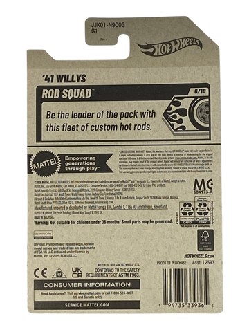 Hot Wheels '41 Willys | Rod Squad Series 6/10