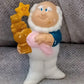 Care Bears mini figure - Cloud Keeper (with trophy)