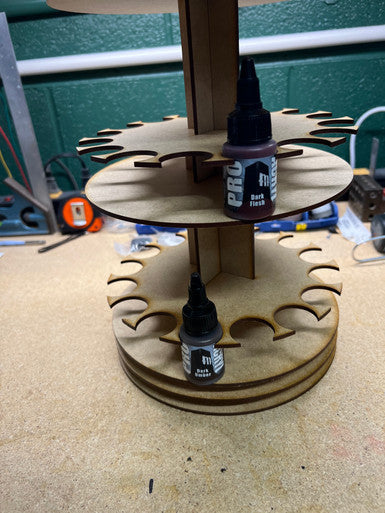 31mm Rotating Paint Rack for Monument Hobbies Pro Acryl Paints