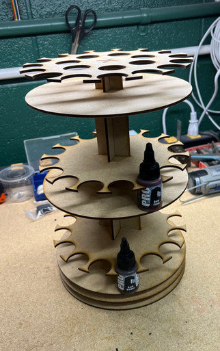 31mm Rotating Paint Rack for Monument Hobbies Pro Acryl Paints