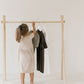 Wooden dress rack /toddler clothes rack