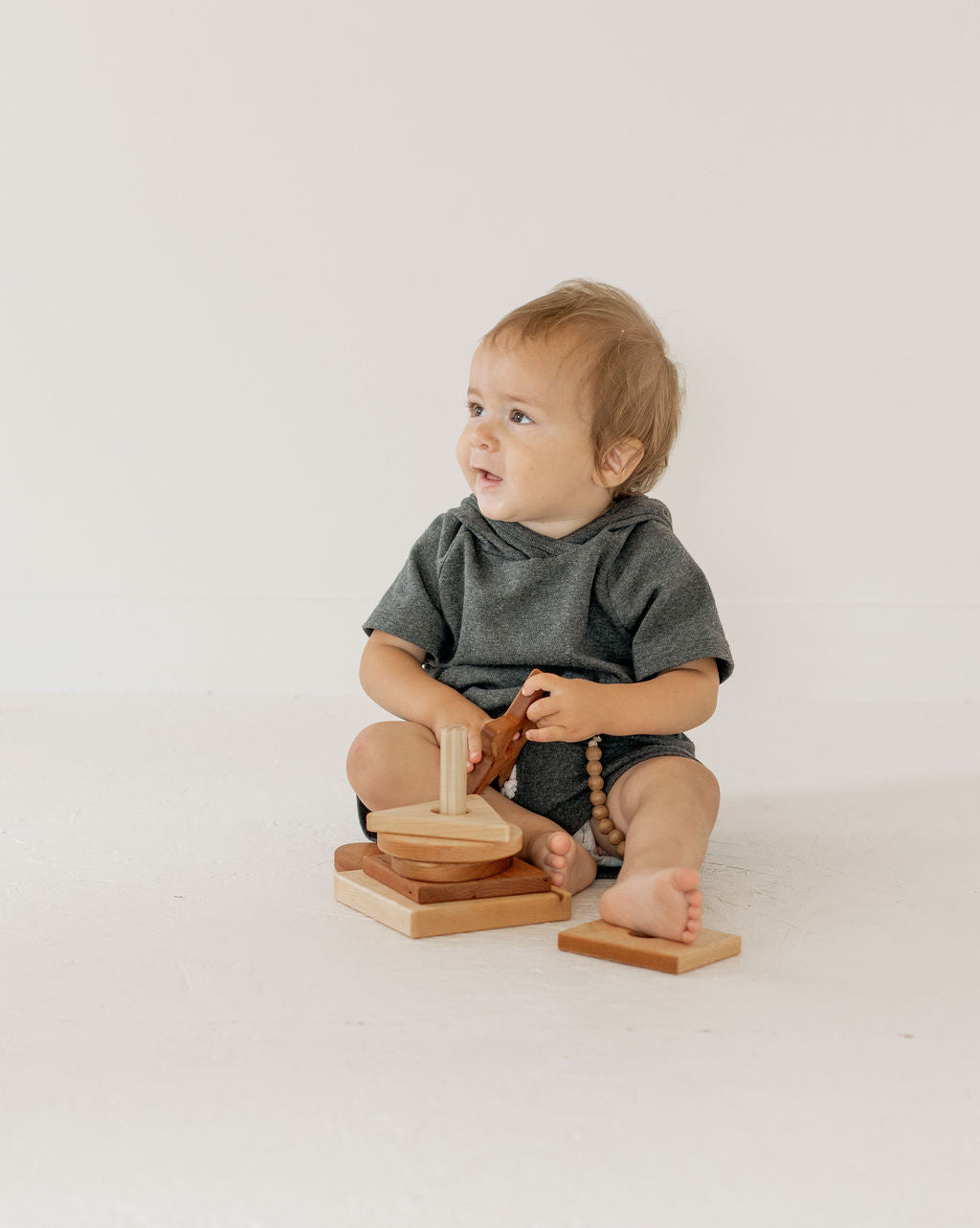 Wooden Shape Stacker