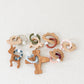 Wooden Teether with Silicone Ring