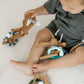 Wooden Teether with Silicone Ring