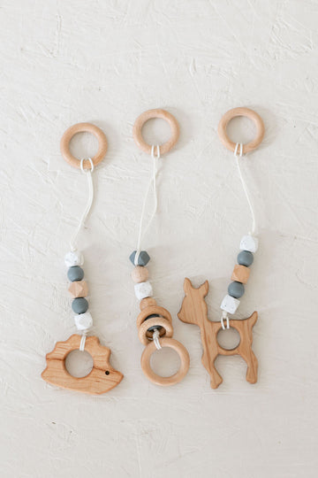 Classic Gray Baby Play Gym